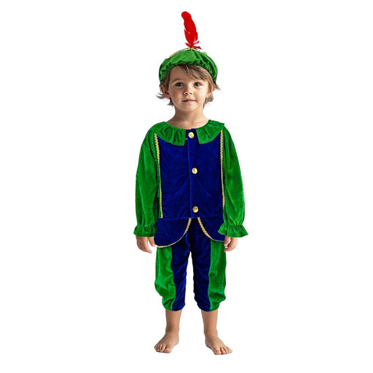 Overige Merken Pietenpak 98-104 Groen/Blauw Default Title Sinterklaasartikelen Joy&Bloom