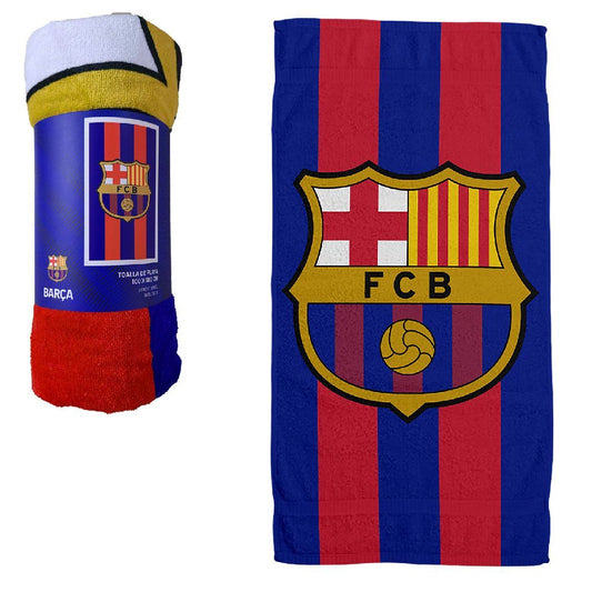 Overige Merken Fc Barcelona Badlaken 100X180 Cm Blauw/Rood Default Title Kinderkleding Joy&Bloom
