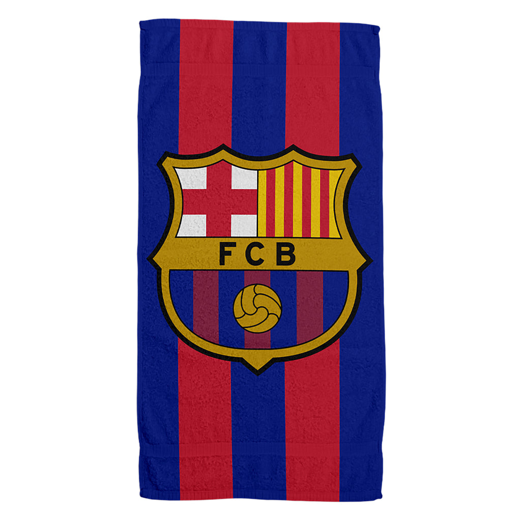 Overige Merken Fc Barcelona Badlaken 100X180 Cm Blauw/Rood Kinderkleding Joy&Bloom