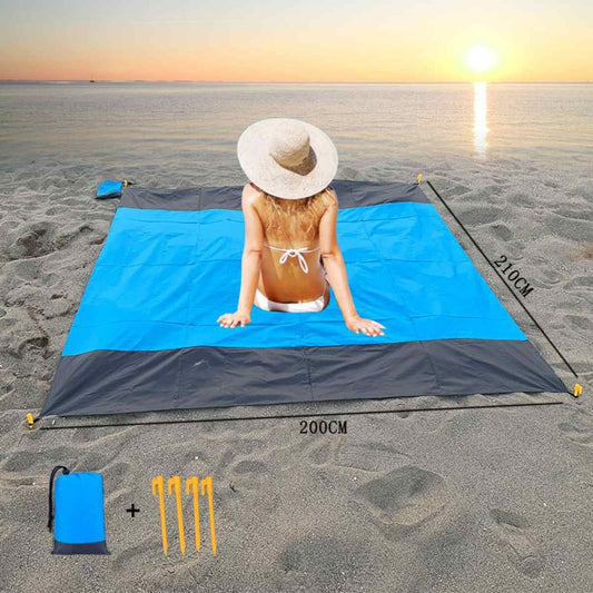 Ceruzo Strandmat - Picknickkleed - 210X200Cm Default Title Kampeer- en Strandartikelen Joy&Bloom