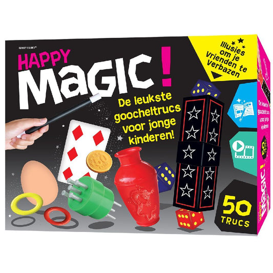 Hanky Panky Toys Happy Magic 50 Trucs Default Title Goochel Speelgoed Joy&Bloom