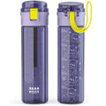 Kinderdrinkfles, 500ml, licht - logo paars Joy&Bloom