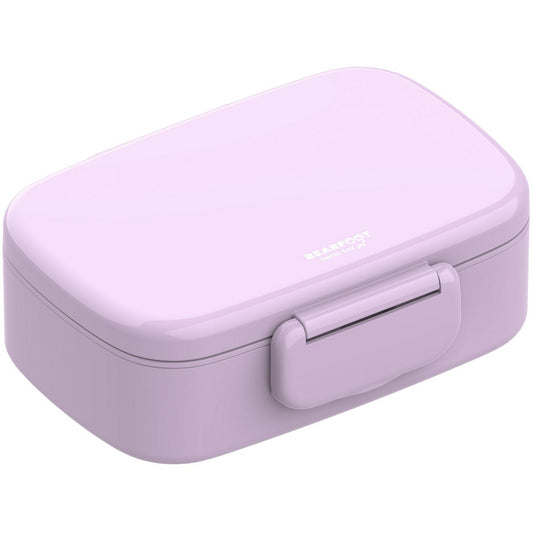Kinderlunchbox met vakken, lichtgewicht en lekvrij - paars Joy&Bloom