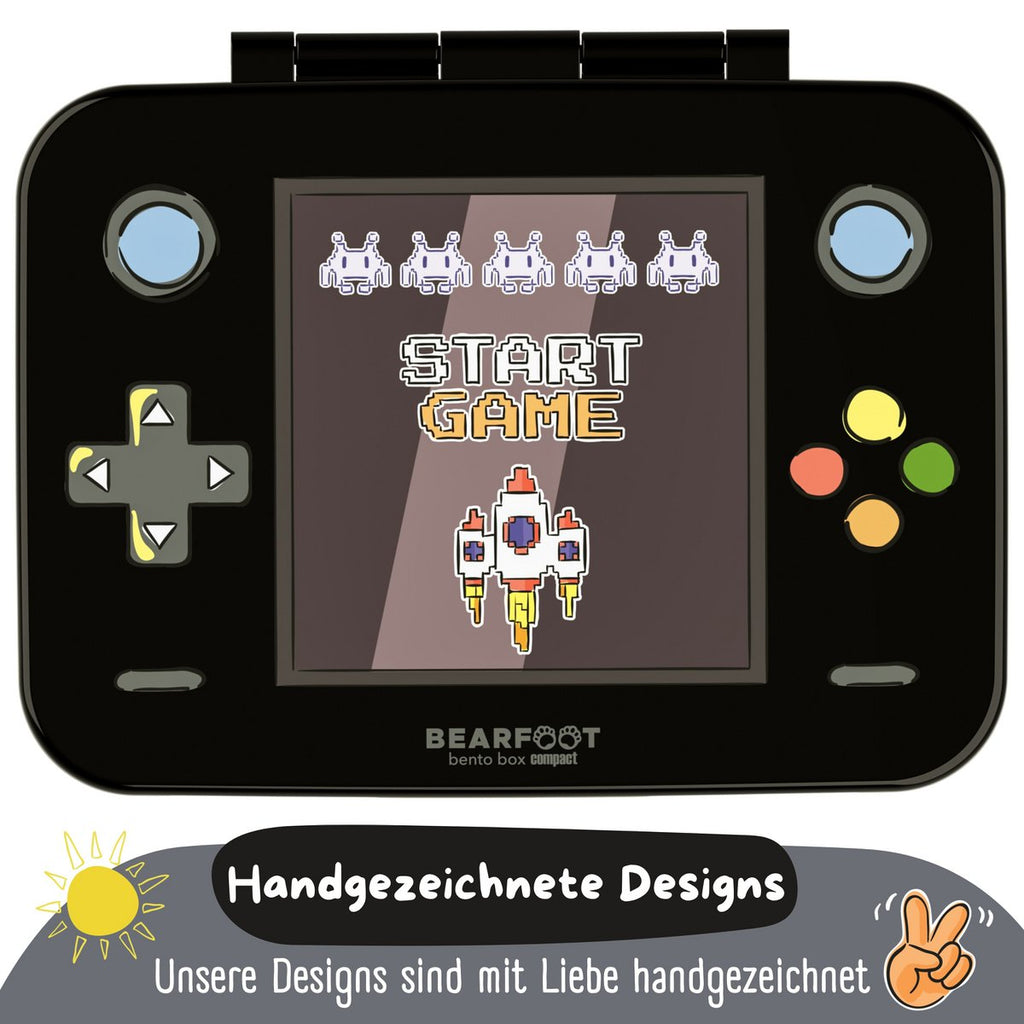 Leaf kan met onderwerpen, licht en lek -proof - game zwart Joy&Bloom