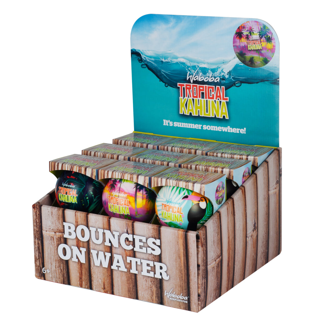 Waboba Tropical Kahuna Bal 9 Cm Verschillende Uitvoeringen Relaxen en Spelen Joy&Bloom