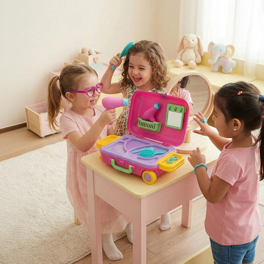Ogi Mogi Toys schoonheidsset, haarstyling- en make-upspeelgoedset Joy&Bloom