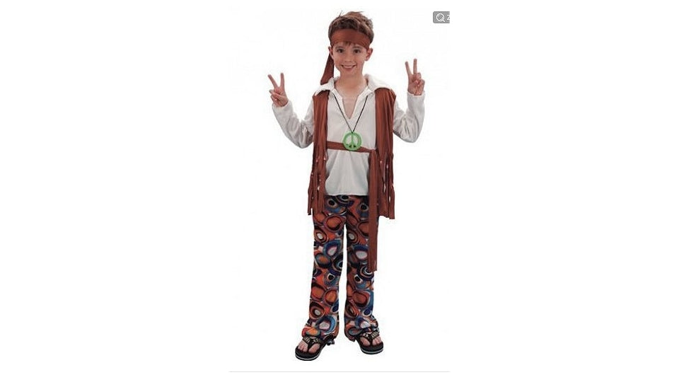 Clown Kinderkostuum Hippie Jongen 7-9 Jaar Default Title Verkleedkleren Joy&Bloom