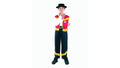 Clown Kinderkostuum Cowboy 7-9 Jaar Default Title Verkleedkleren Joy&Bloom