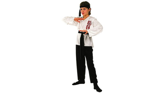 Clown Kinderkostuum Karate 7-9 Jaar Default Title Verkleedkleren Joy&Bloom