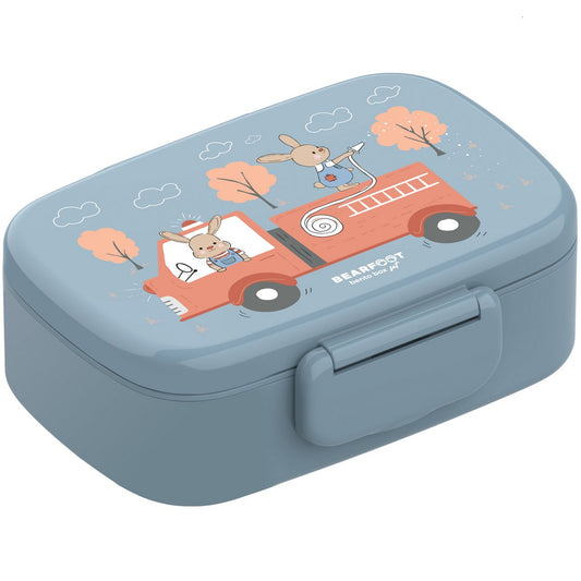 Kinderlunchbox met vakken, licht en lekvrij - brandweer Joy&Bloom