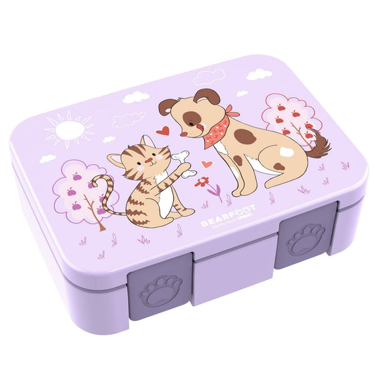 Lunchbox, lek -proof - Dog & Cat Purple Joy&Bloom