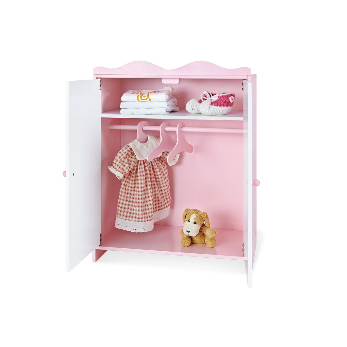Poppen kledingkast "jasmine", 4 delen Joy&Bloom