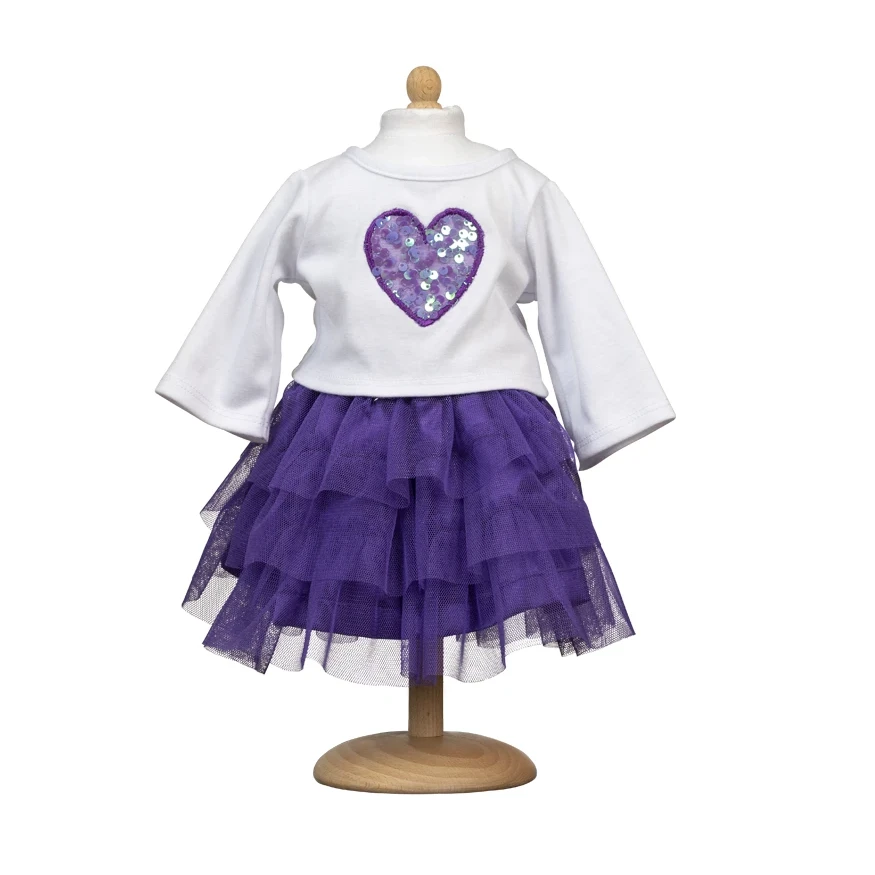 Tutu rok met blouse 45cm Joy&Bloom