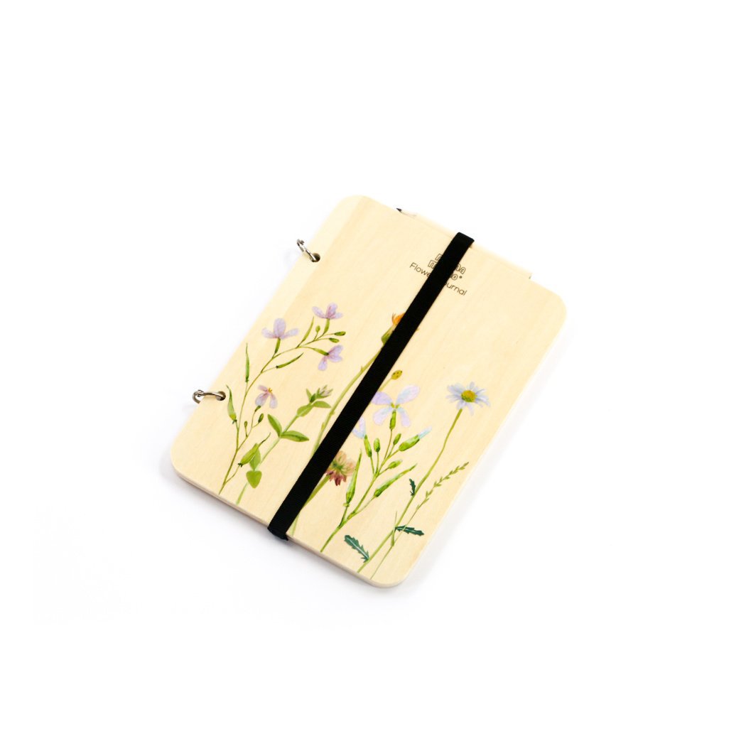 Bloemen dagboekje met potlood Joy&Bloom