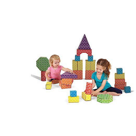 Edushape Kartonnen Blokken Vormen - 45 stuks Joy&Bloom