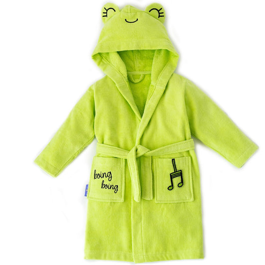 Milk&Moo Cacha Kikker Fluwelen Badjas Joy&Bloom