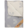 Babydeken biologisch katoen, Made in Germany, regenboog - grijs Joy&Bloom