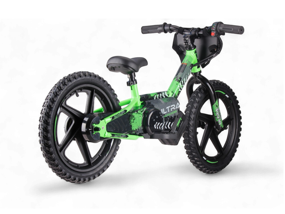 24 Volt Elektrische Balance Bike Met 16 Inch Wielen, Elektrische Motor - Groen Default Title Motor Joy&Bloom