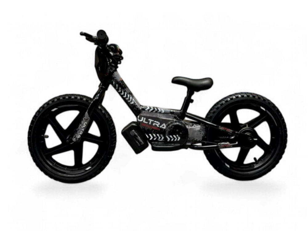 24 Volt Elektrische Balance Bike Met 16 Inch Wielen, Elektrische Motor - Zwart Motor Joy&Bloom