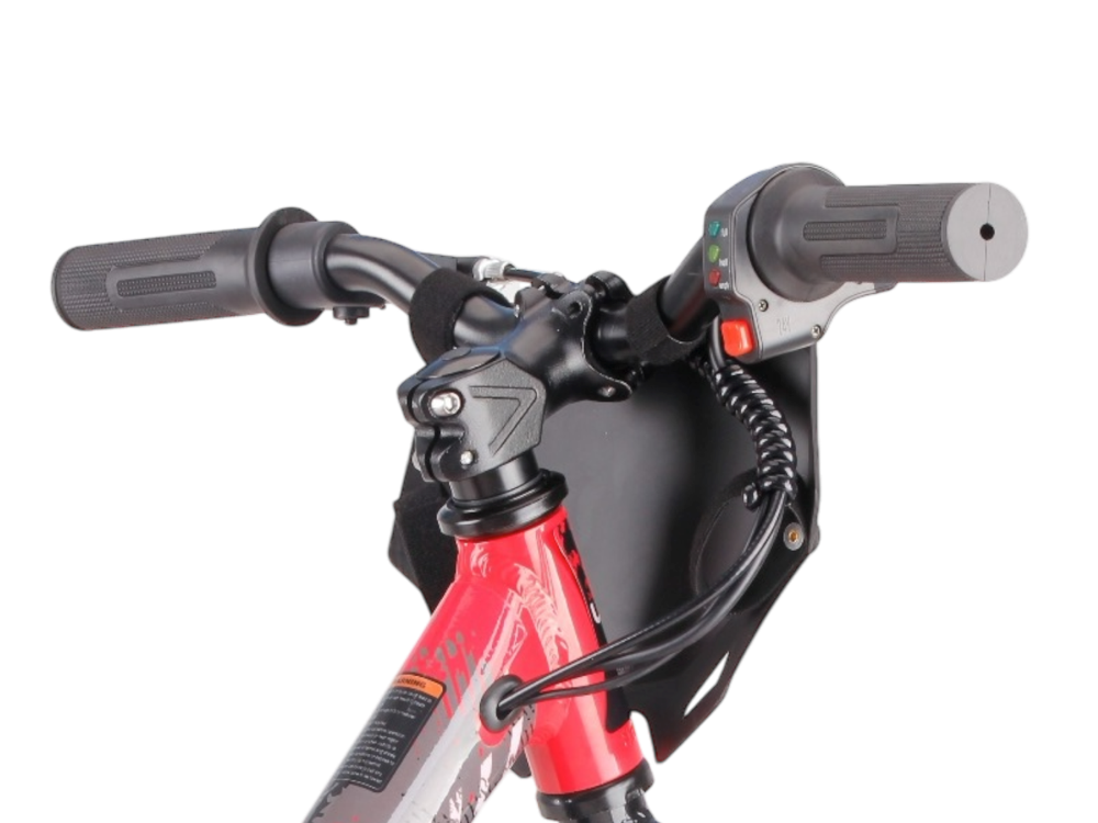 24 Volt Elektrische Balance Bike Met 16 Inch Wielen, Elektrische Motor - Rood Motor Joy&Bloom