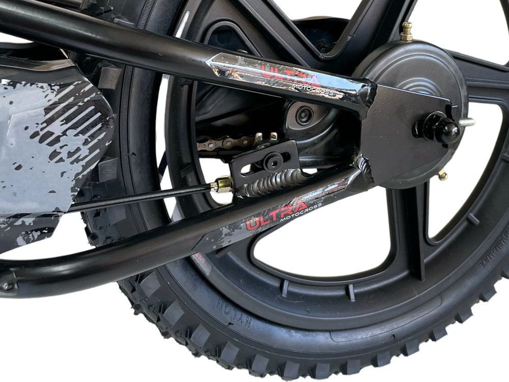 24 Volt Elektrische Balance Bike Met 16 Inch Wielen, Elektrische Motor - Zwart Motor Joy&Bloom