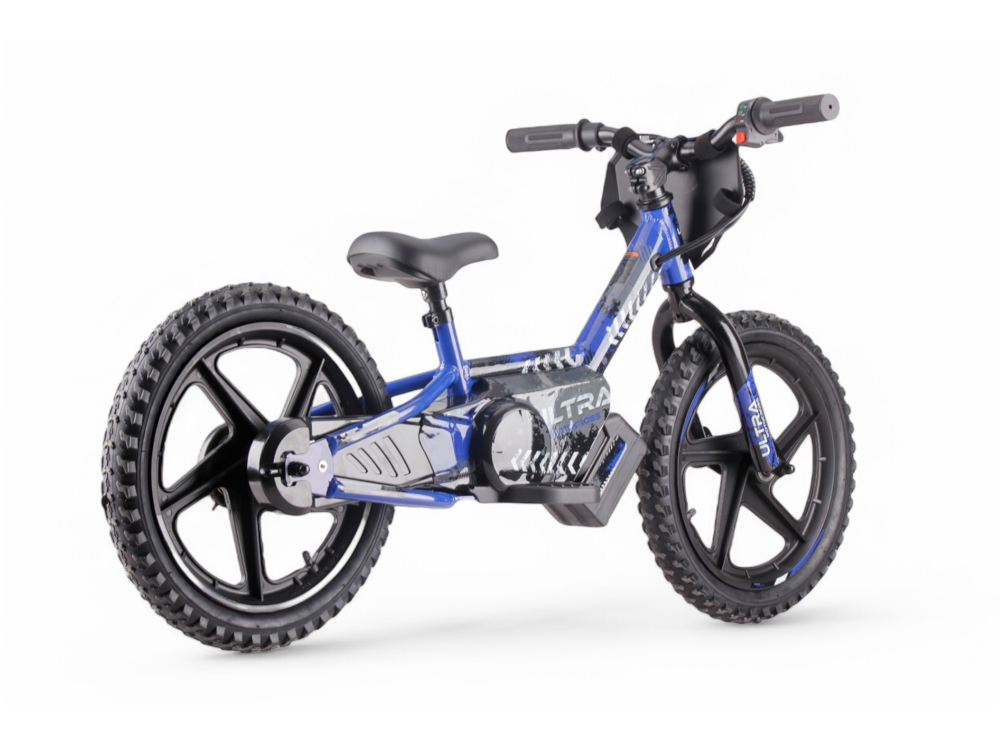 24 Volt Elektrische Balance Bike Met 16 Inch Wielen, Elektrische Motor - Blauw Motor Joy&Bloom