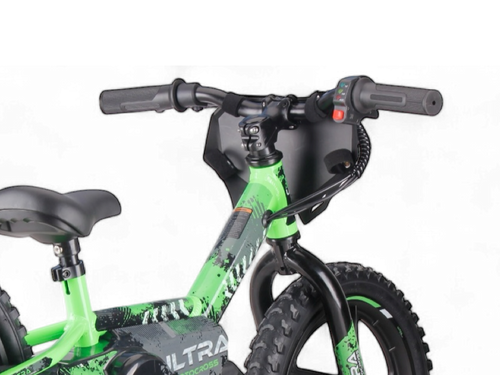24 Volt Elektrische Balance Bike Met 16 Inch Wielen, Elektrische Motor - Groen Motor Joy&Bloom