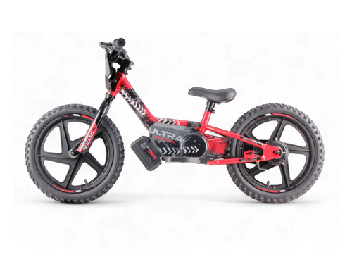 24 Volt Elektrische Balance Bike Met 16 Inch Wielen, Elektrische Motor - Rood Motor Joy&Bloom