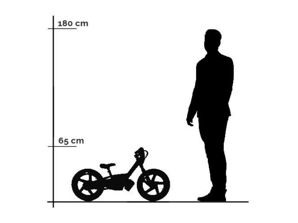 24 Volt Elektrische Balance Bike Met 16 Inch Wielen, Elektrische Motor - Oranje Motor Joy&Bloom