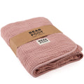 Babydeken mousseline fleece deken pluizig zacht - roze Joy&Bloom