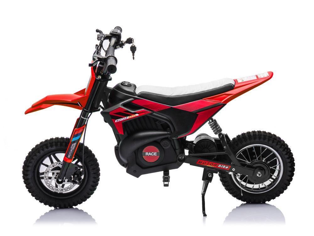 Crossmotor, 24 Volt Elektrische Kinder Motor Met Geveerde Wielen Motor Joy&Bloom
