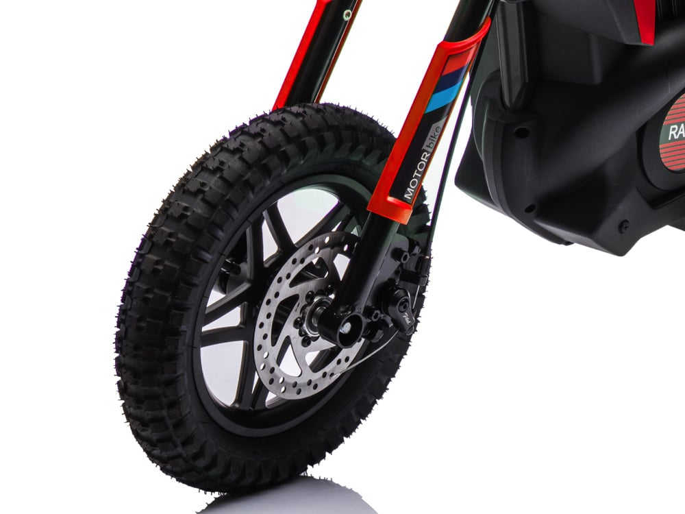 Crossmotor, 24 Volt Elektrische Kinder Motor Met Geveerde Wielen Motor Joy&Bloom