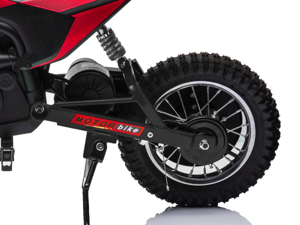 Crossmotor, 24 Volt Elektrische Kinder Motor Met Geveerde Wielen Motor Joy&Bloom