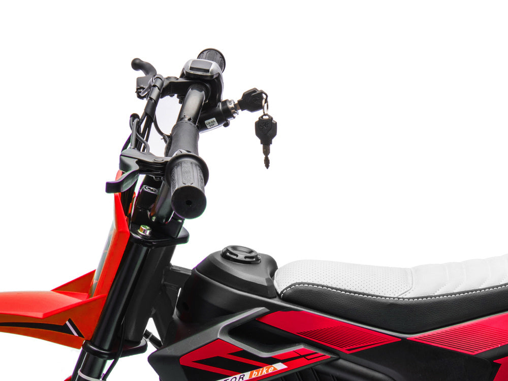 Crossmotor, 24 Volt Elektrische Kinder Motor Met Geveerde Wielen Motor Joy&Bloom