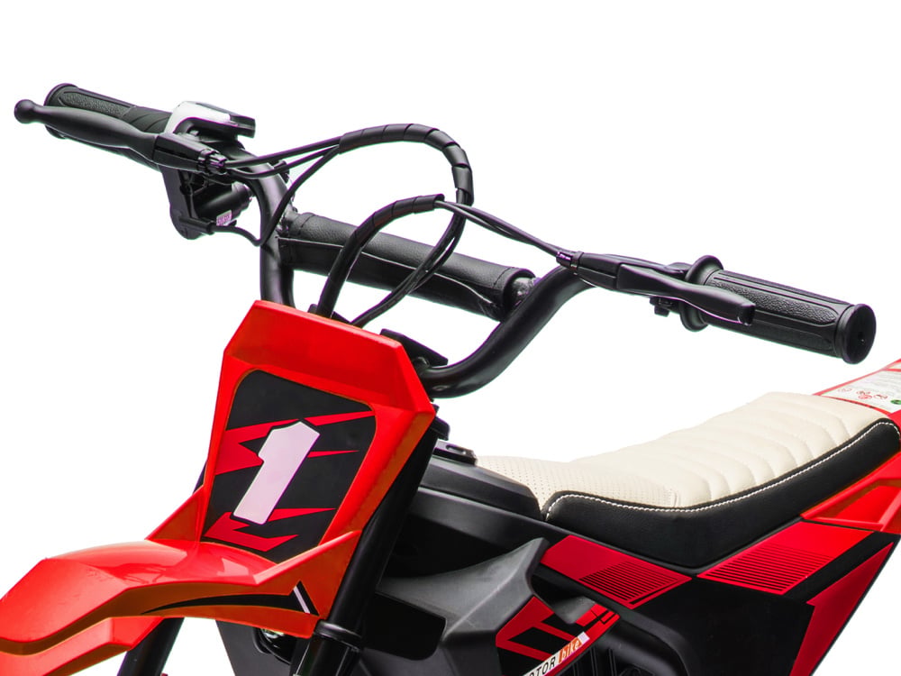 Crossmotor, 24 Volt Elektrische Kinder Motor Met Geveerde Wielen Motor Joy&Bloom