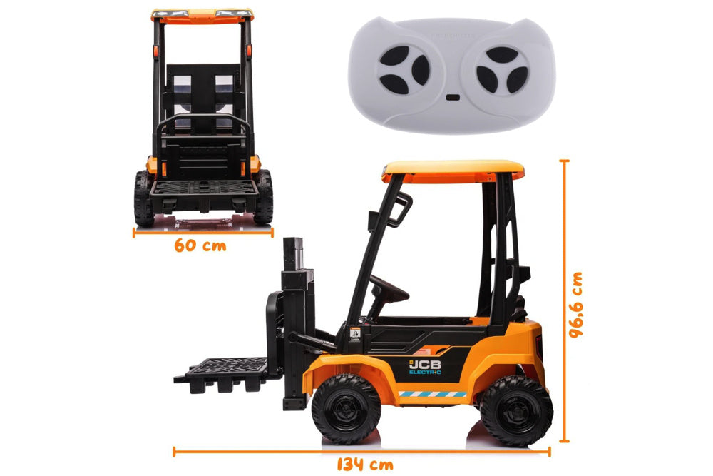 Jcb Elektrische Heftruck Voor Kinderen – 12V Met Echte Hef- En Rijfunctie Kinderauto's Joy&Bloom