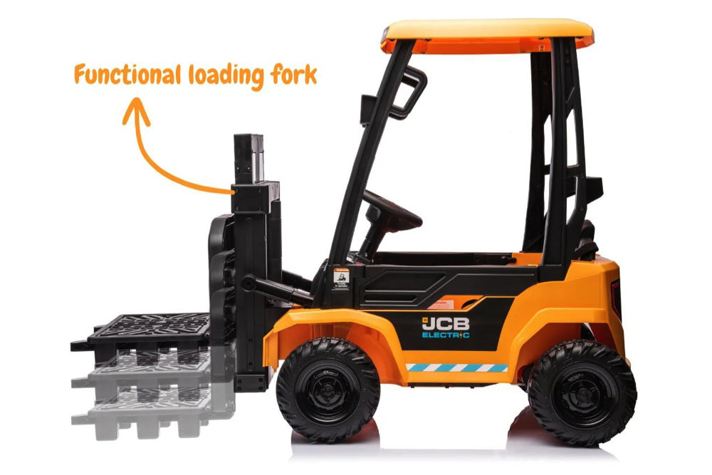 Jcb Elektrische Heftruck Voor Kinderen – 12V Met Echte Hef- En Rijfunctie Kinderauto's Joy&Bloom