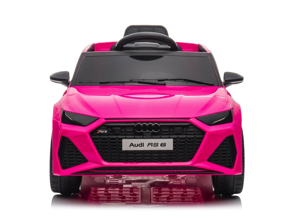 Audi Rs6,12 Volt Elektrische Kinderauto Met Rubberen Banden, Leder Zitje En Meer! Kinderauto's Joy&Bloom