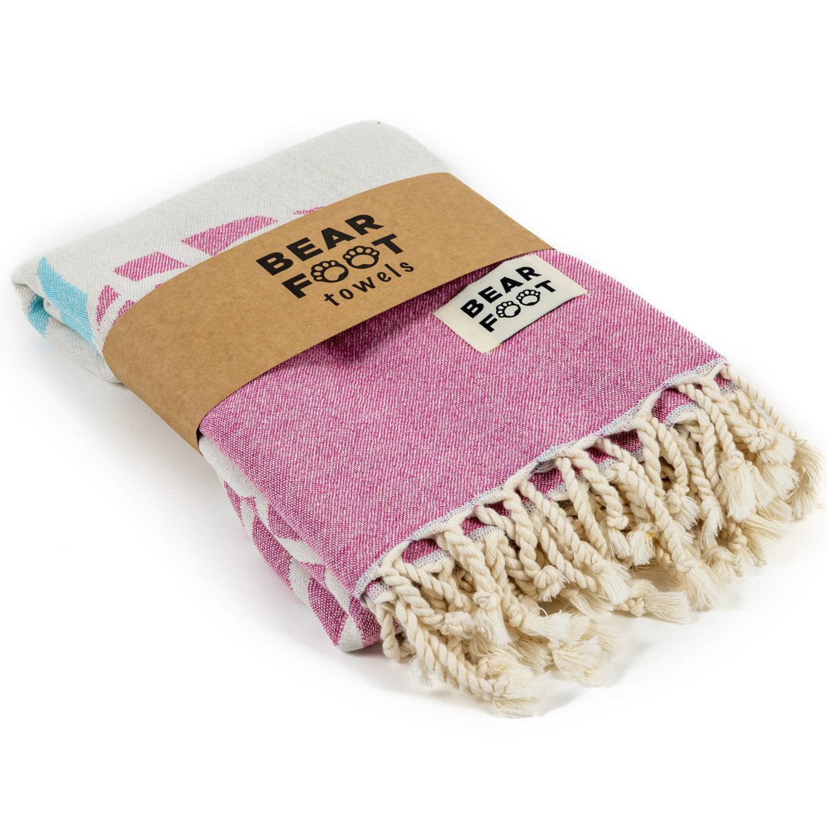 Strandlaken ANANAS ROZE - 100% Katoen Joy&Bloom