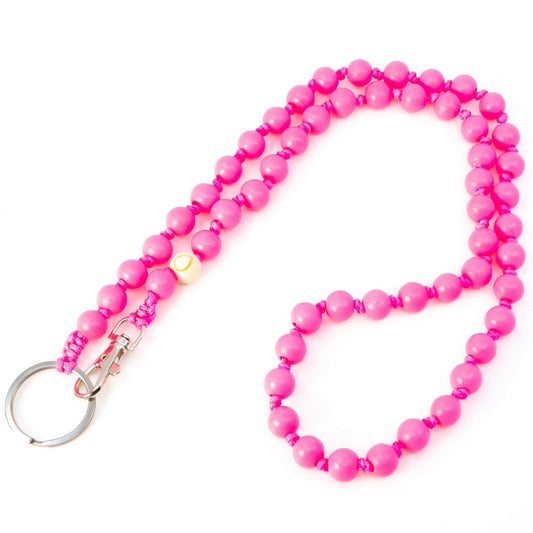 De roze (lang) Sleutelhanger Joy&Bloom
