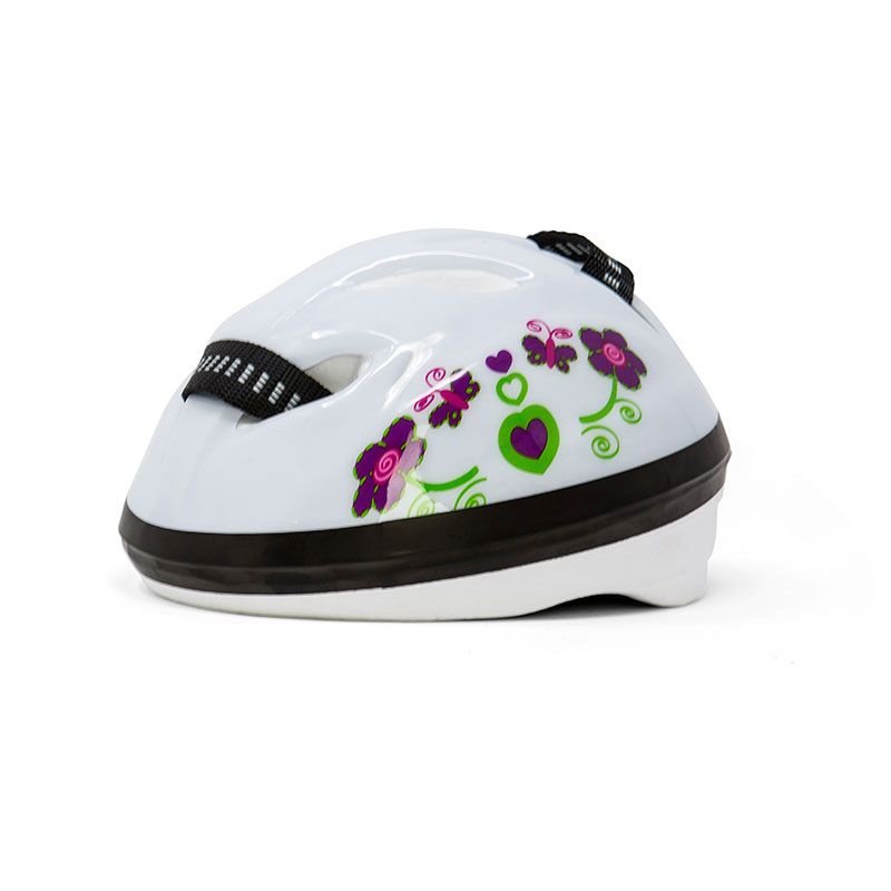 Fietshelm voor de pop wit