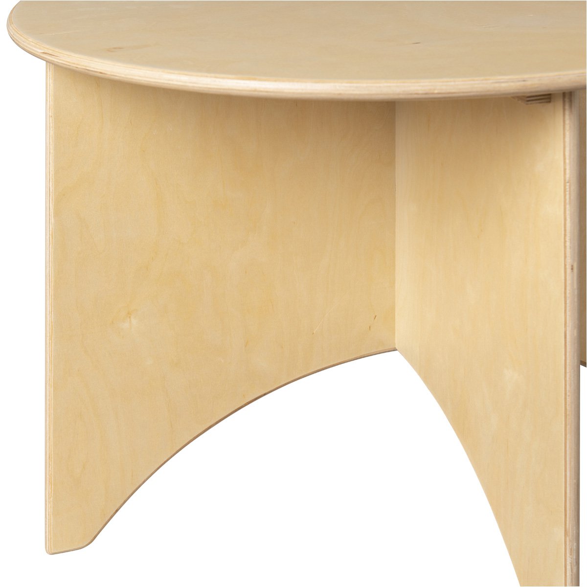 Pertina - Van Dijk Toys houten ronde kinder tafel Apollo voor Kleuters - Ø75 cm hoogte 60 cm Joy&Bloom