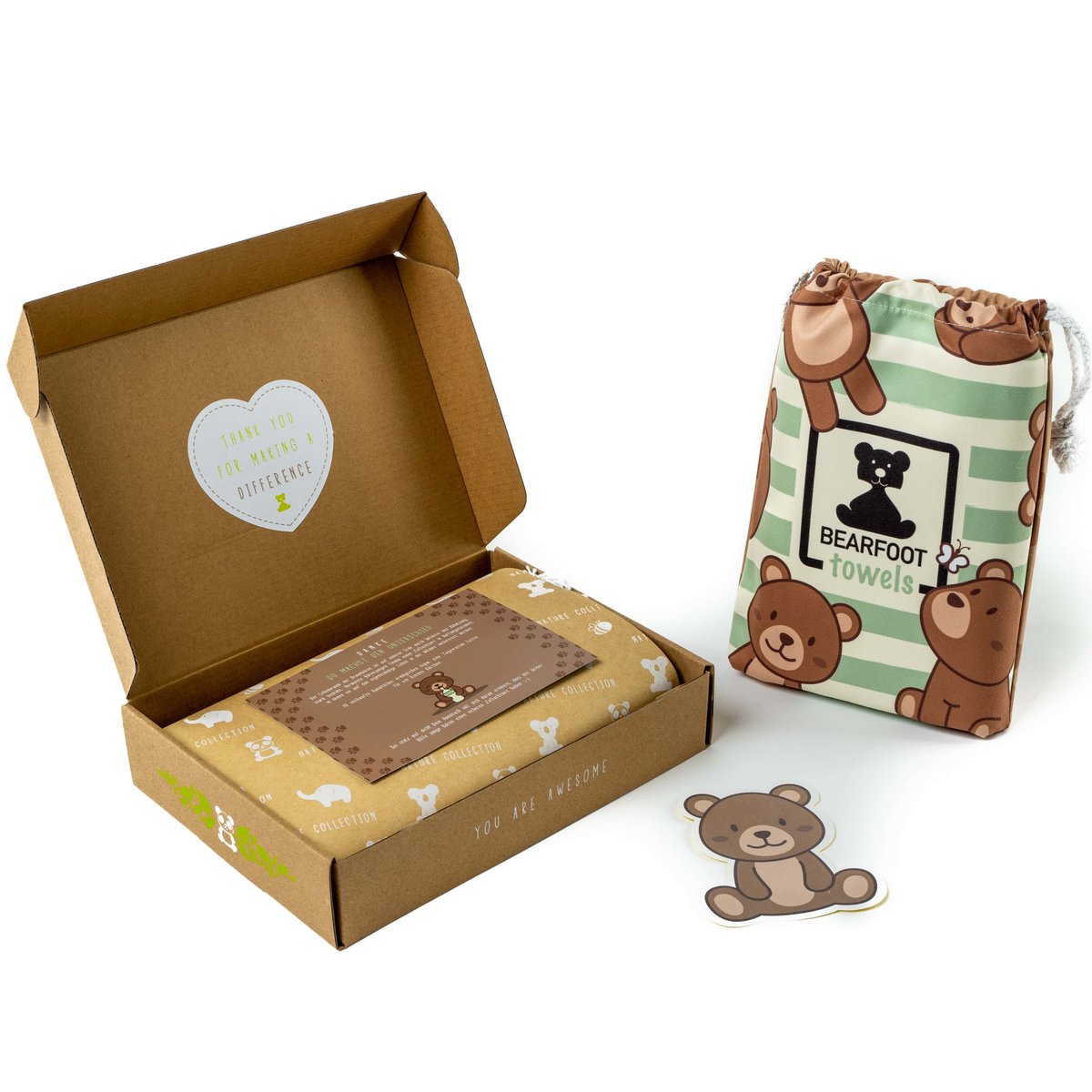 Beer strandhanddoek - microvezel Joy&Bloom
