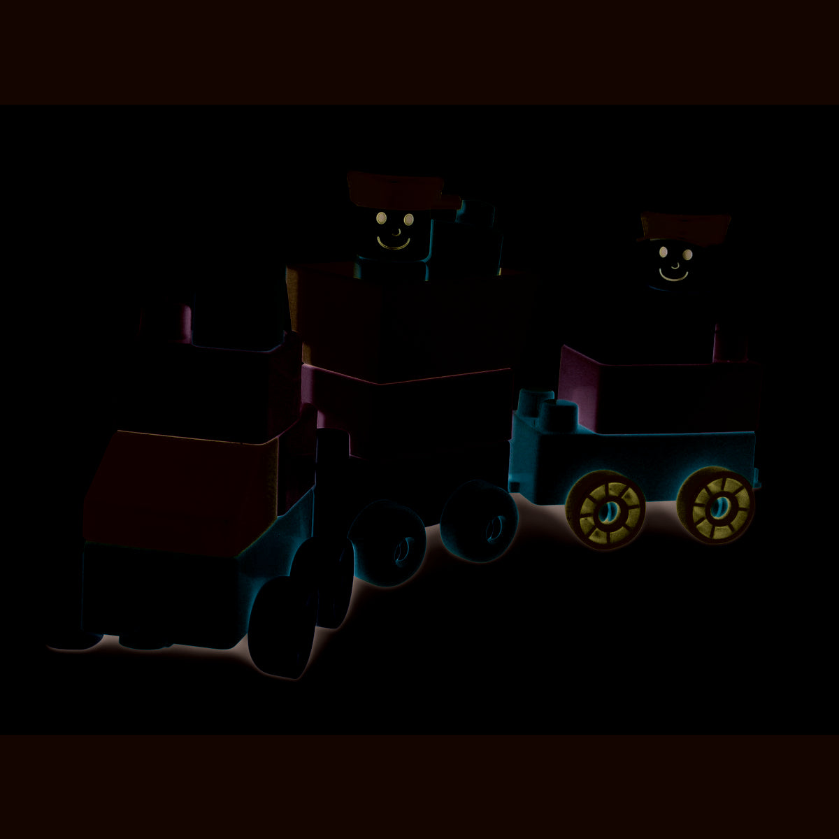 Edushape Mini Edu Trein in tas - 30 delig