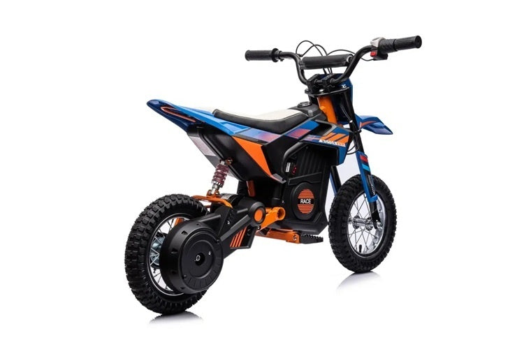 Crossmotor, 24 Volt Elektrische Kinder Motor Met Geveerde Wielen Motor Joy&Bloom