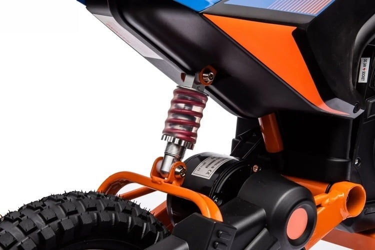 Crossmotor, 24 Volt Elektrische Kinder Motor Met Geveerde Wielen Motor Joy&Bloom