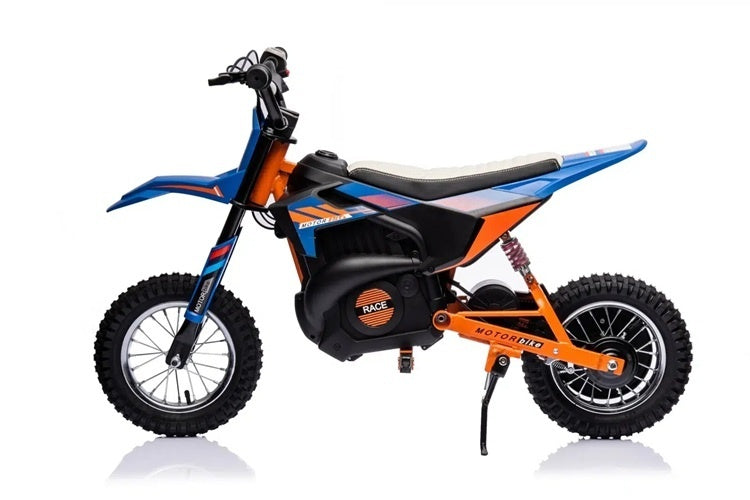Crossmotor, 24 Volt Elektrische Kinder Motor Met Geveerde Wielen Motor Joy&Bloom