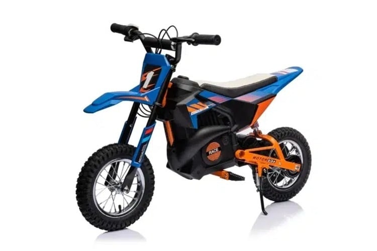Crossmotor, 24 Volt Elektrische Kinder Motor Met Geveerde Wielen Motor Joy&Bloom