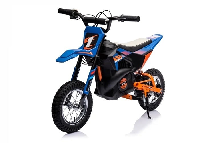 Crossmotor, 24 Volt Elektrische Kinder Motor Met Geveerde Wielen Motor Joy&Bloom