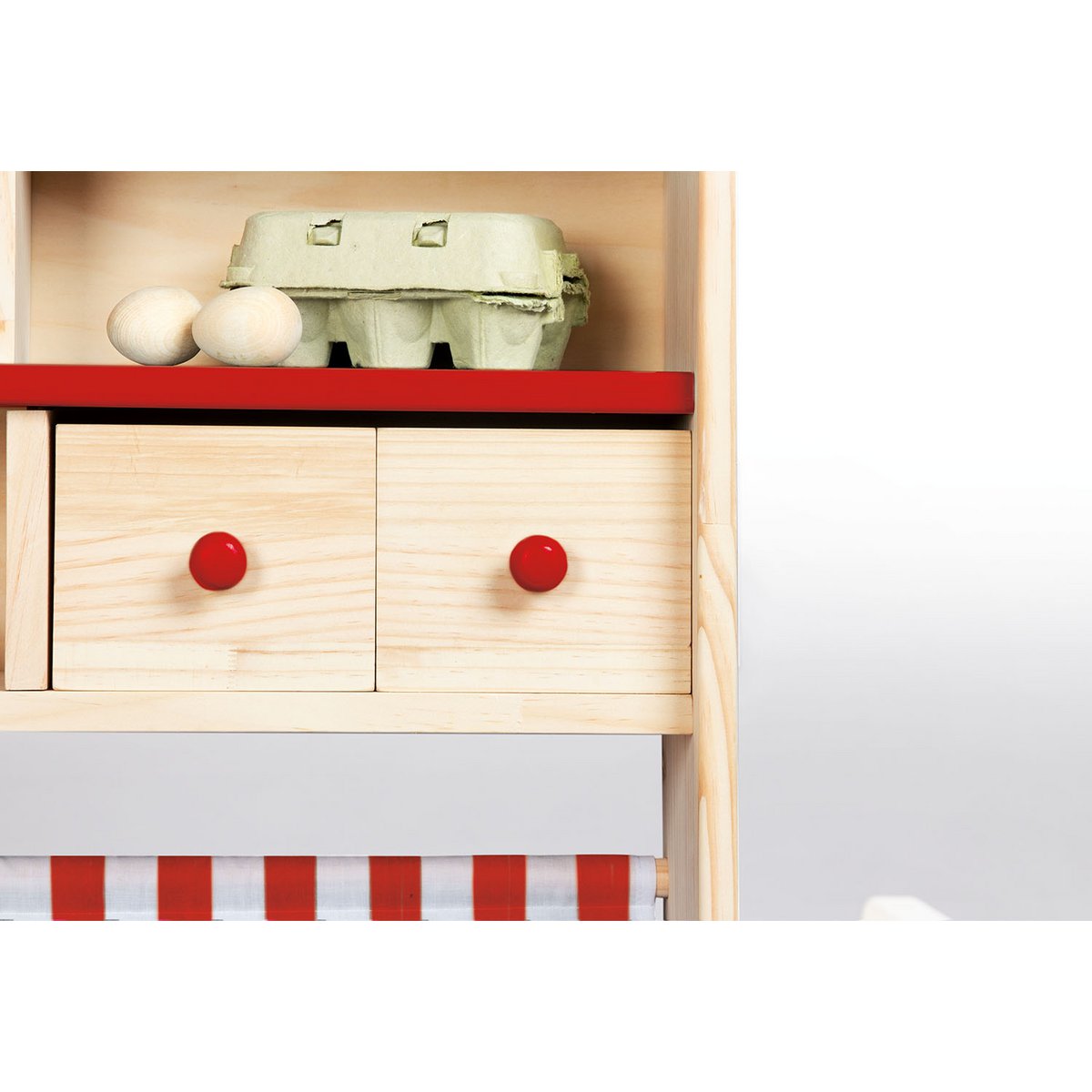 Marktkraam "Lucy", rood